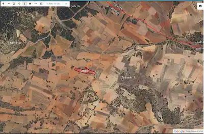 BURDUR MERKEZ İLYAS KÖYÜ’NDE SATILIK 7837 M2 MÜSTAKIL TARLA