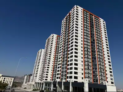 NATA VEGA YANI SKYLINE TOWER'DA SIFIR LÜX YAPILI KIRALIK 4,5+1 DAIRE