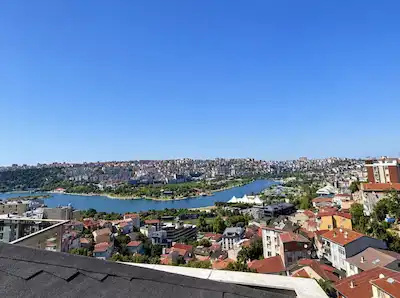 GÖL MANZARALI 155 M2 SÜTLÜCE SATILIK DUBLEKS BÜYÜK TERASLI