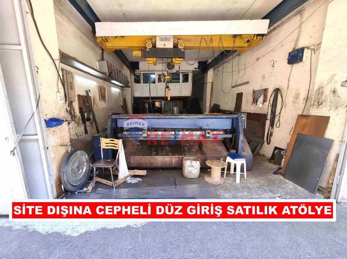 AHMET SEZER'DEN TOPÇULAR SANAYİDE DÜZ GİRİŞ SATILIK ATÖLYE