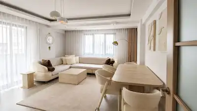 BORNOVA BARBAROS MAHALLESINDE EBEVEYN BANYOLU SATILIK 2+1 DAIRE
