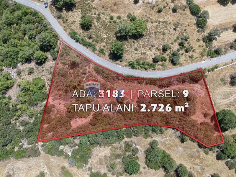 URLA KEKLİKTEPE CADDESİ ÜZERİNDE 2726M2 MANZARALI ARAZİ