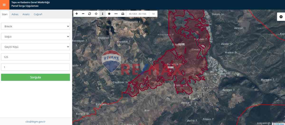 ERDAL TURAN'DAN BİLECİK SÖĞÜT'TE KÖYE YAKIN4466M2 MÜSTAKİL TAPU