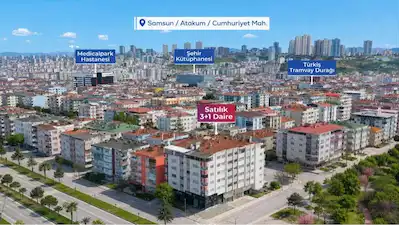REMAX SERHAT/ATATÜRK BLV. CEPHE KONUM/SATILIK 3+1 DAİRE