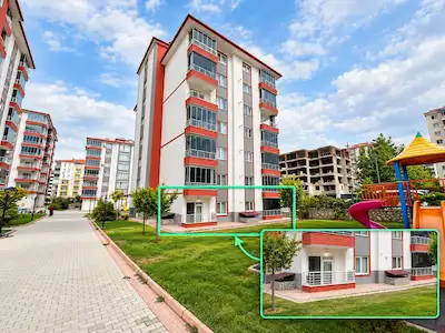 YAPRAK KENT SİTESİ'NDE 3+1 DAİRE
