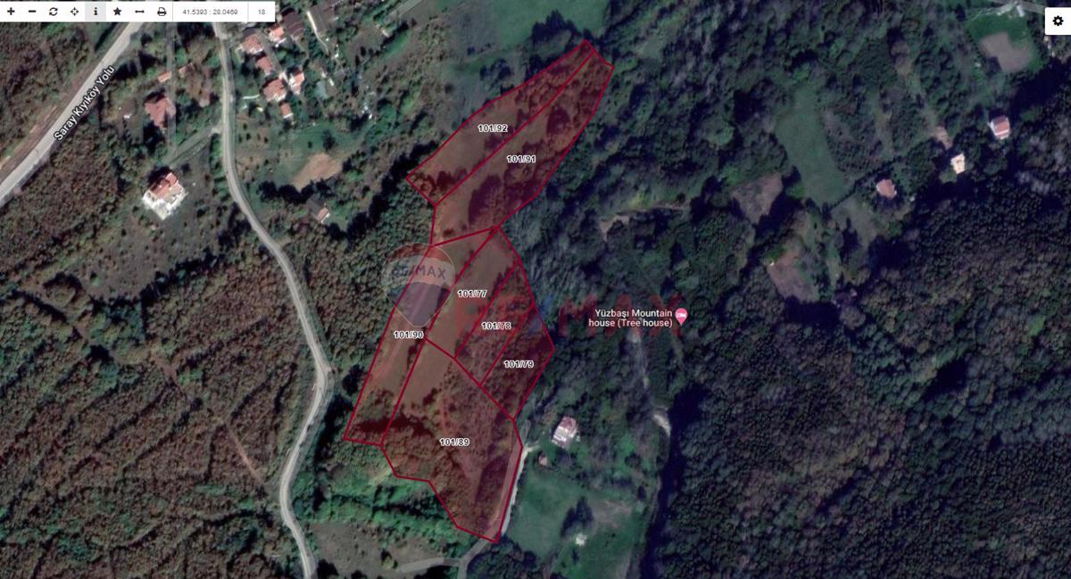 BAHÇEKÖY ISTRANCA ORMANLARINA KOMŞU 24430 M2 MUHTEŞEM ARAZI