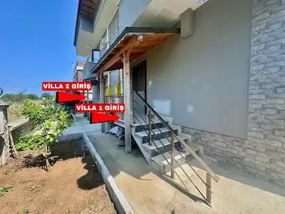 SAHİLE 3.PARSEL SATILIK LÜKS 2 ADET VİLLA ( İKİZ VİLLA )