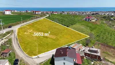 ATAKUM ÇATALÇAM’DA FULL DENİZ MANZARALI 5652 M² 4 KAT İMAR ALACAK  TARLA