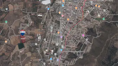 GÜZELBAHÇE'DE YAPI RUHSATLI, PROJESİ HAZIR 10.312M2 BAHÇE 