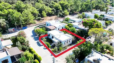 DATÇA KARAİNCİR'DE | SATILIK 3+1 | TAM MÜSTAKİL YAZLIK 