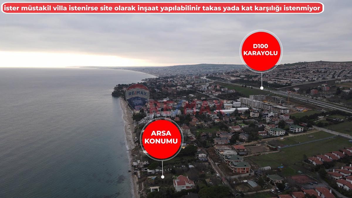 Güzelce'de Denize Sıfır İmarlı Arsa