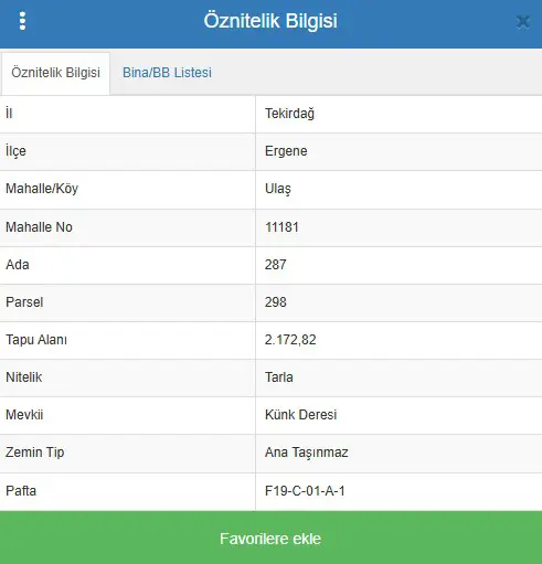 1297069840 ERGENE ULAŞ KÜNK DERESİ MEVKİİNDE 2.172 M² SATILIK TARLA!