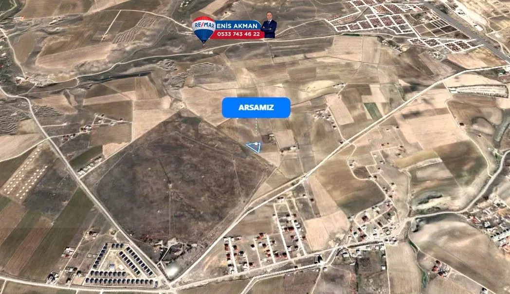 REMAX KAYA 'DAN SATILIK MÜSTAKİL TAPULU YATIRIMLIK ARSA 3