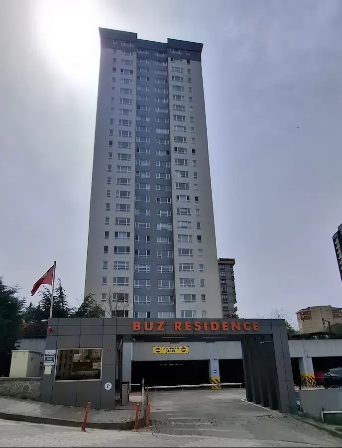 BUZ RESIDENCE'TA DENIZ MANZARALI, 2+1 SATILIK  DAIRE