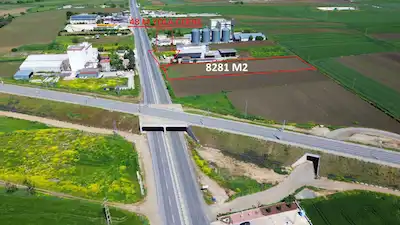LÜLEBURGAZ ESKIBEDIR'DE D-100 VE HIZLI TREN HATTI YANI ARSA
