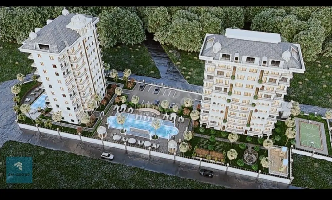 HAYPARK HILL RESIDENCE AVSALLAR’DA SATILIK 1+1 DAİRE