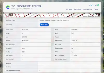 TEKIRDAĞ ERGENE YEŞILTEPE'DE 146 M² HISSELI SATILIK ARSA