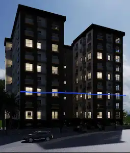 AYDINLI MERKEZDE SATILIK 2+1 SIFIR DAİRE