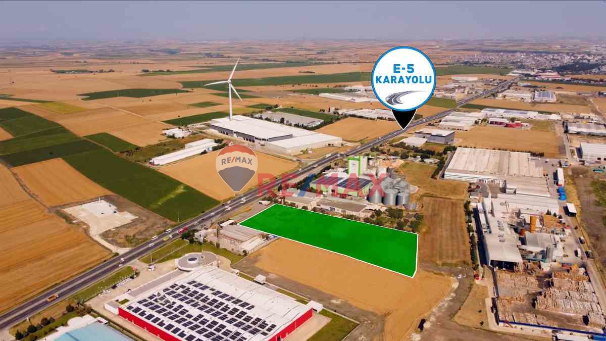 TEKİRDAĞ ERGENE'DE 18.607 M² SANAYİ İMARLI SATILIK ARSA