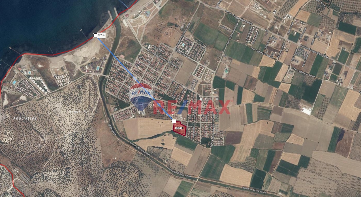 GÖMEÇ'TE DENIZE YAKIN 185M² İMARLI ARSA – YATIRIMLIK FIRSAT!