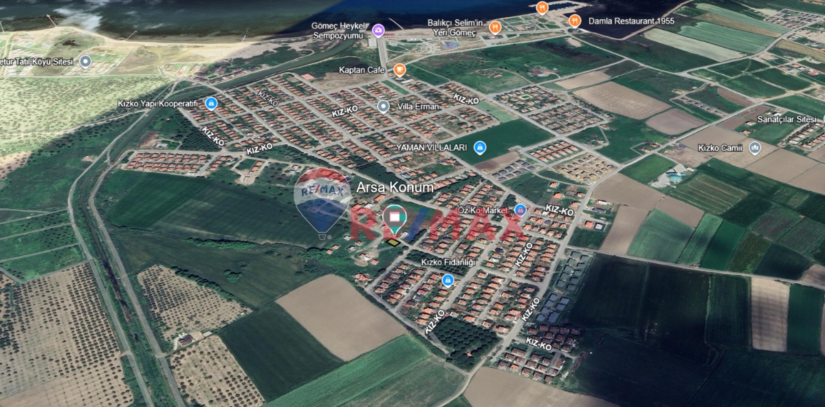 GÖMEÇ'TE DENIZE YAKIN 185M² İMARLI ARSA – YATIRIMLIK FIRSAT!