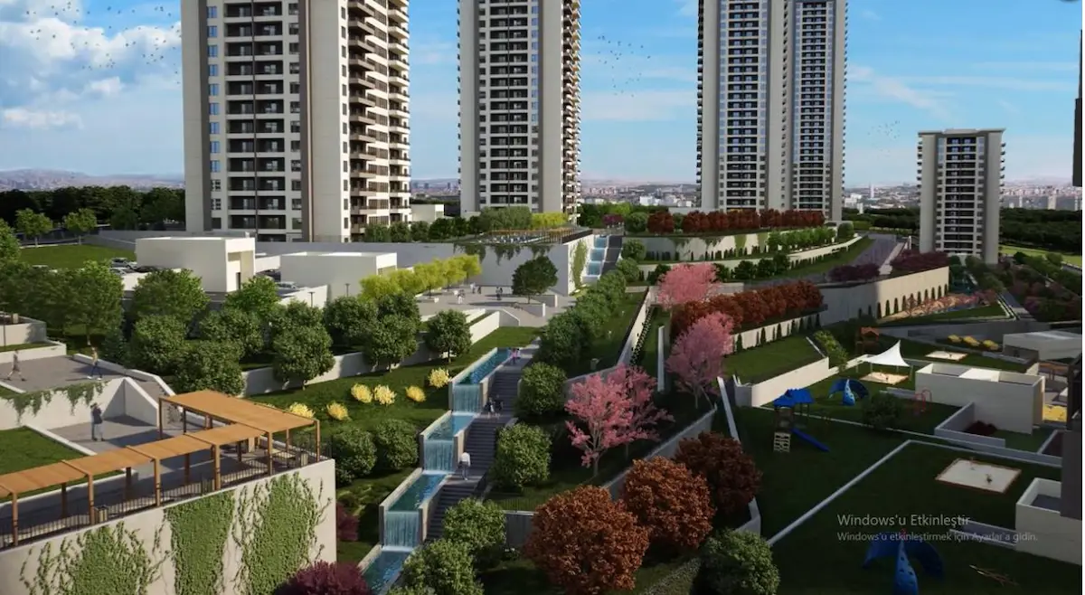 ÇANKAYA BEYTEPE YDA AKÇALI KONUTLARINDA 4+1 SATILIK DAİRE