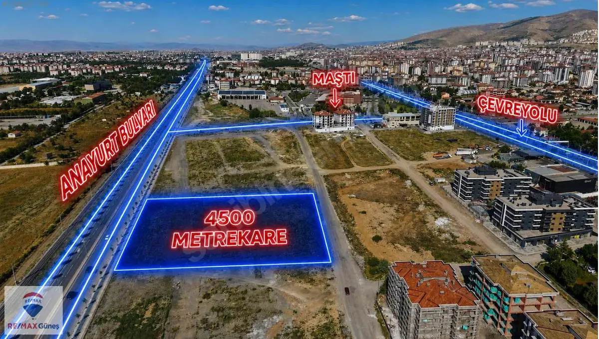 ANAYURT BULVARI ÜZERİ 4500 M² TİCARİ+KONUT İMARLI MÜSTAKİL ARSA