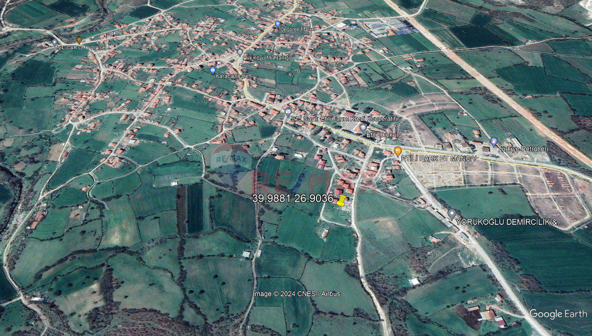 ÇANAKKALE ÇAN ETİLİ'DE KONUT İMARLI ARSA