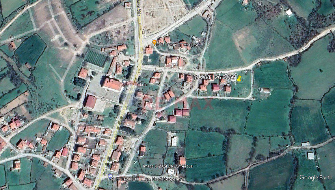 ÇANAKKALE ÇAN ETİLİ'DE KONUT İMARLI ARSA