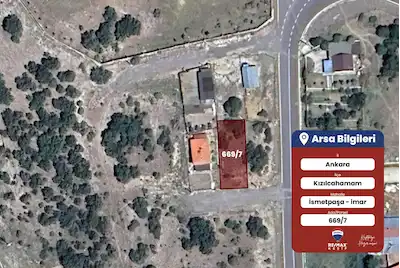 KIZILCAHAMAM İSMETPAŞA’DA KONUT İMARLI SATILIK ARSA