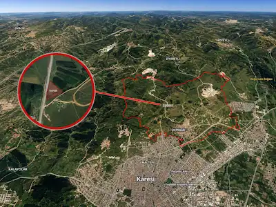 NK BALIKESİR KARESİ ÜÇPINAR 151MT YOL CEPHELİ 8.685M² SATILIK ARAZİ
