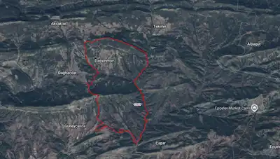 BOLU GÖYNÜK DAĞŞEYHLERİ KÖYÜ UZUN TARLA MEVKİİNDE 7536 M2 SATILIK TARLA