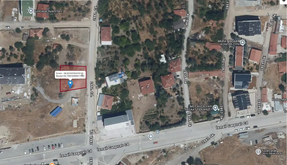 TAŞPINARDA KONUT İMARLI 0.90 EMSAL SATILIK ARSA
