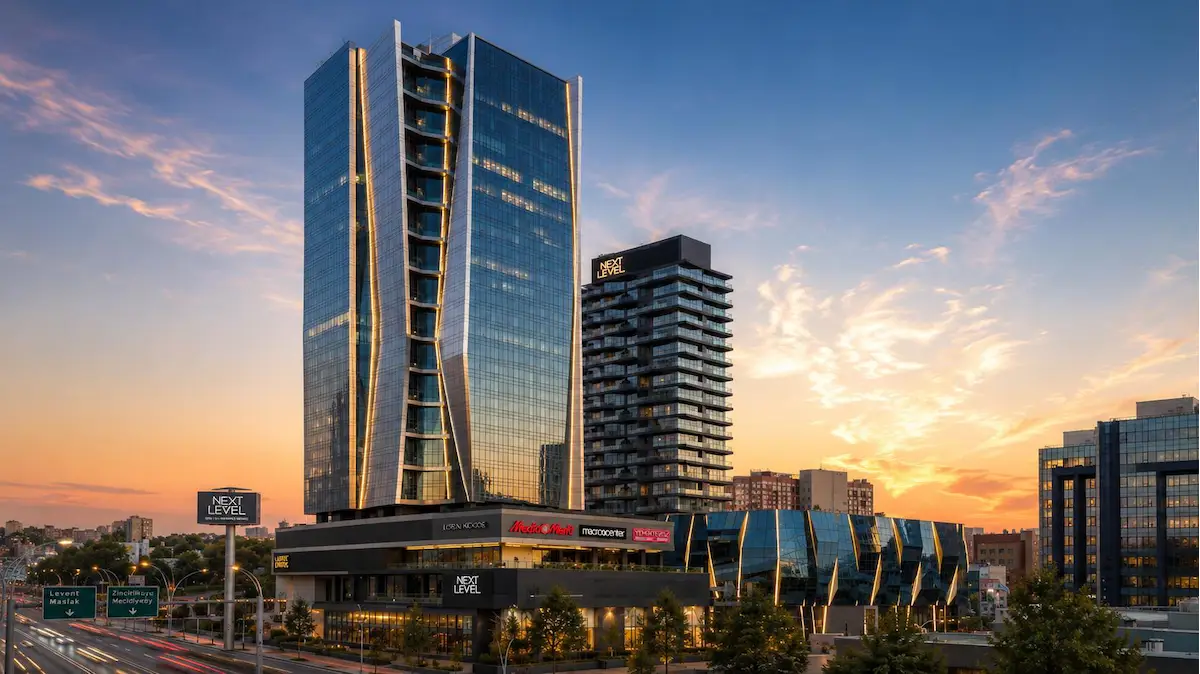 NEXT LEVEL A BLOK KÖŞE 150M2 KİRALIK BOŞ OFİS
