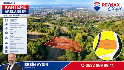 KARTEPE ARSLANBEY 1.678 M2 KONUT ARSASI