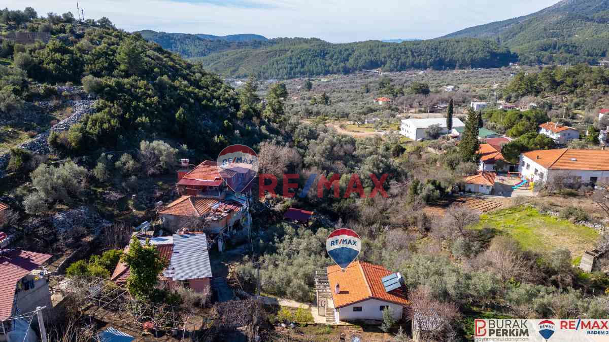 BURAK PERKİM 'DEN FETHİYE İNCİRKÖYDE SATILIK MÜSTAKİL EV VE İMARLI ARSASI