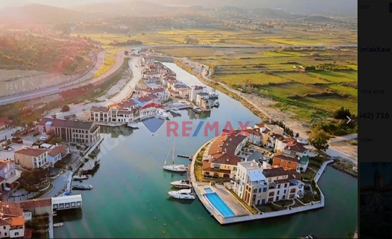 ALAÇATI PORT PROJE SINIRINDA ***TEK TAPU***SATILIK 3375 M2 TARLA
