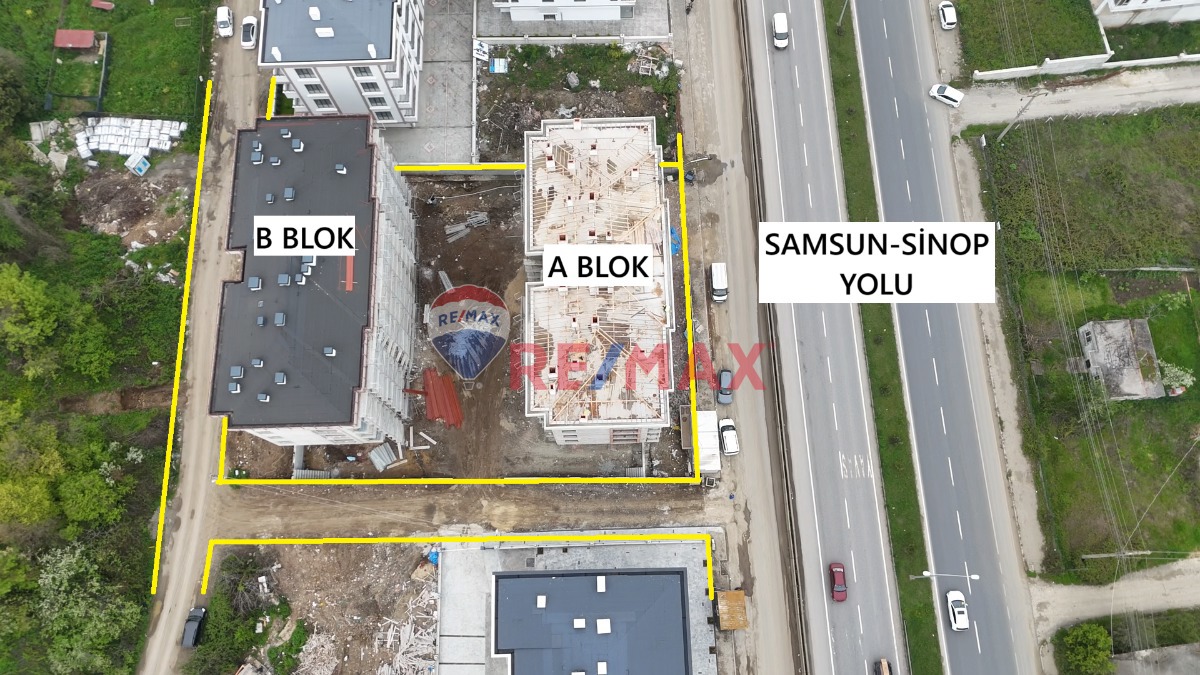 İNCESU'DA ANA YOLA CEPHE SATILIK DAİRELER