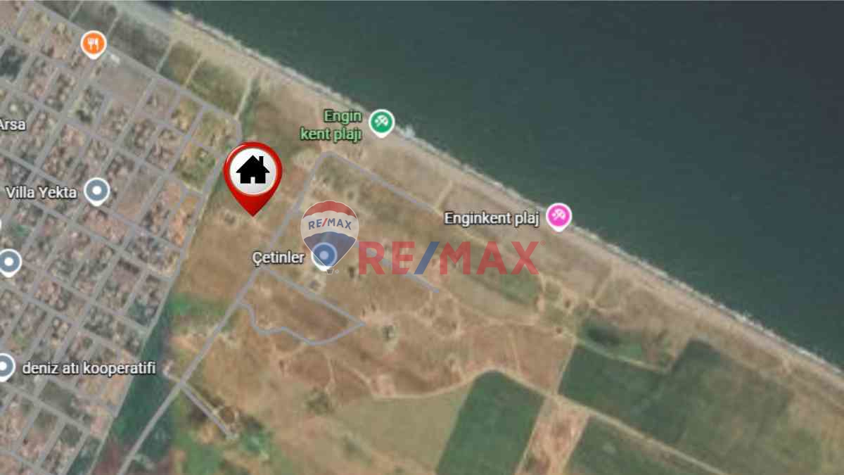 ÇANAKKALE BİGA ÇEŞMEALTI'NDA SAHİL KENARI İMARLI ARSA