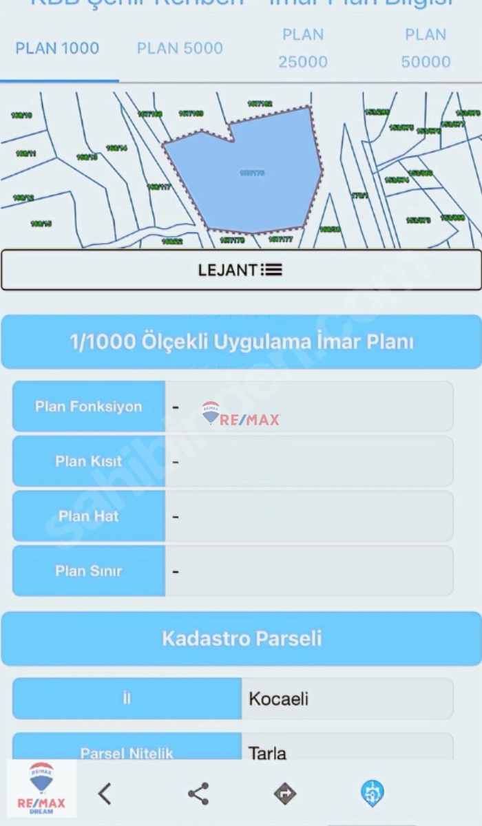 REMAX 'DEN KOCAKAYMAZ MAH SATILIK ARSA