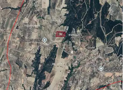 MANİSA SARUHANLI GÖZLET KÖYÜNDE SATILIK TARLA