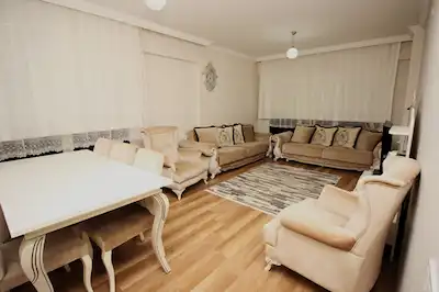 YAMANLAR ZERRIN HANIM SITESI ŞEHIR HASTANESINE YAKIN HAVUZLU VE EŞYALI 3+1 KIRALIK DAIRE