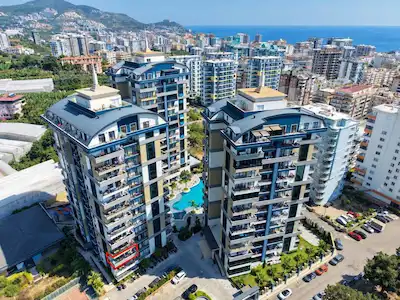 ALANYA MAHMUTLAR ALBİMO LOFT’TA SATILIK 2+1 AYRI MUTFAK DAİRE