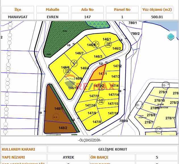 EVRENSEKİ DE SATILIK ARSA