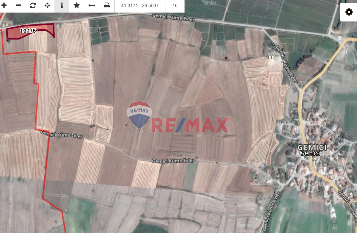 YATIRIM FIRSATI! EDIRNE UZUNKÖPRÜ 6.068 M² YOLA CEPHELI TARLA