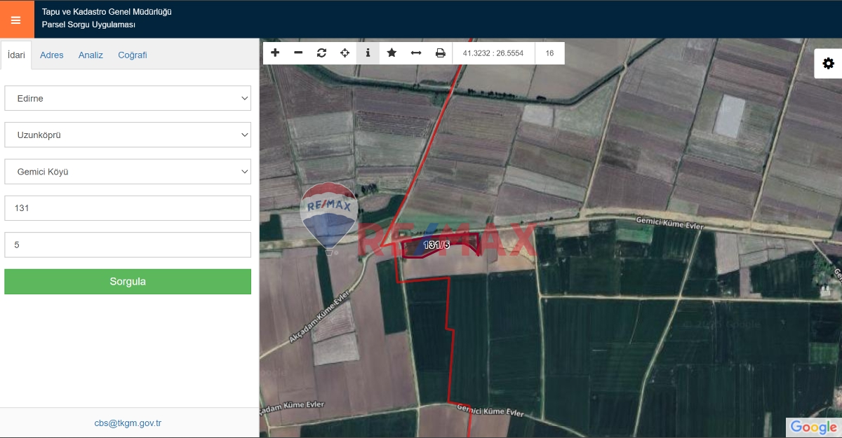YATIRIM FIRSATI! EDIRNE UZUNKÖPRÜ 6.068 M² YOLA CEPHELI TARLA
