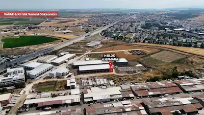 BİGA SANAYİ BÖLGESİ H BLOK 4 NO’LU KİRALIK İŞ YERİ