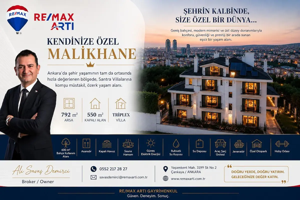 KENDİNİZE ÖZEL MALİKHANE