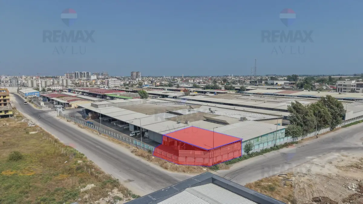 REMAX AVLU'DAN TARSUS HAL ARDIYE BÖLÜMÜNDE KİRALIK DÜKKAN