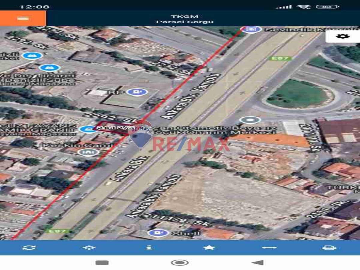 REMAX MODEL'DEN ANKARA ASFALTI'NDA SATILIK KÖŞE PARSEL